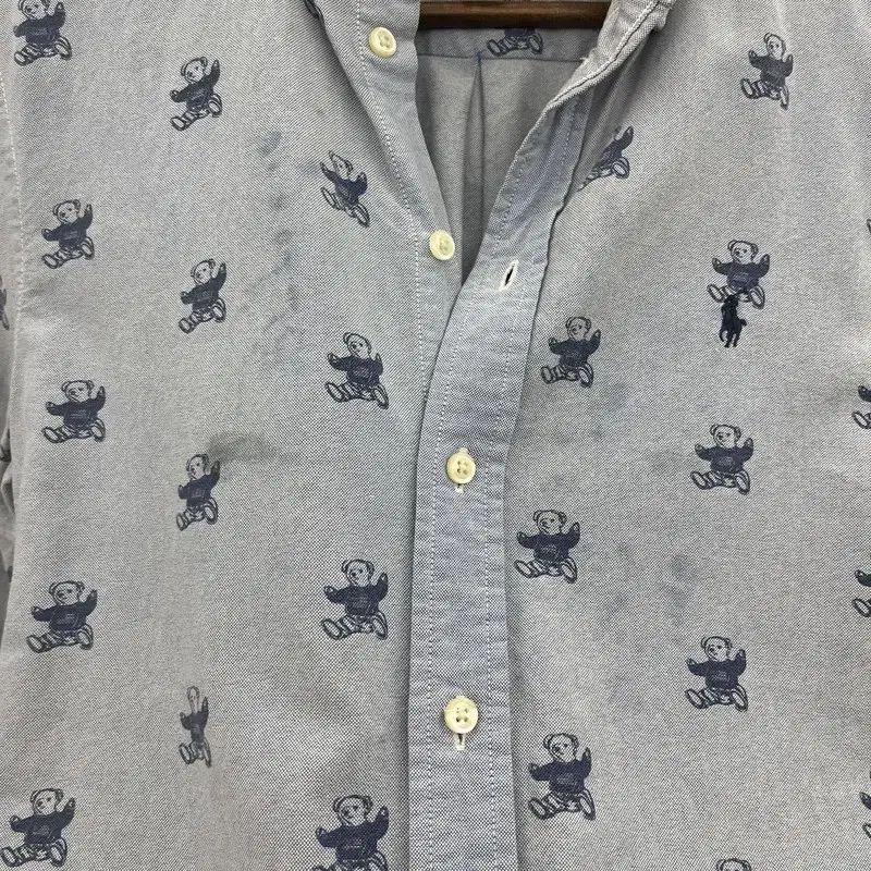 ポロ ラルフローレン ヴィンテージ カントリー キッチ テディベア シャツ 95 C11692