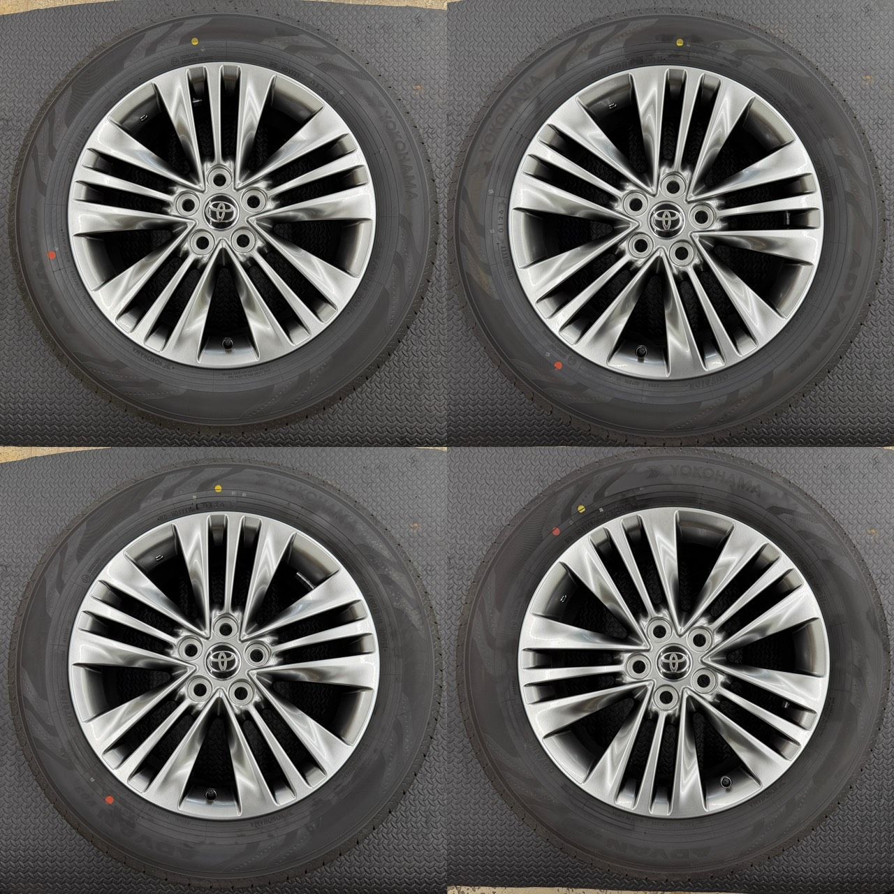 新車外し】40系 アルファードHV Z 純正18インチタイヤホイール4本