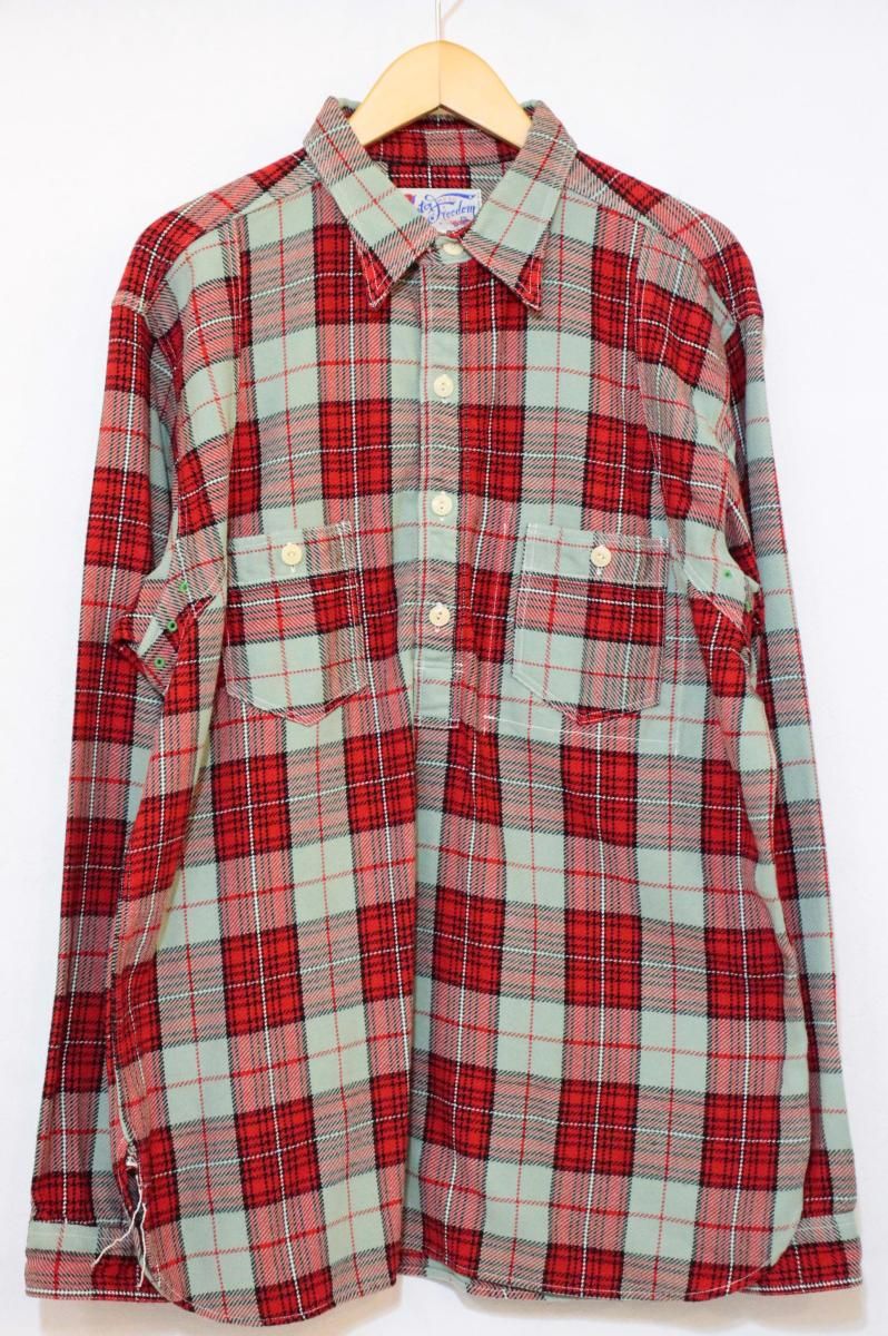 【中古】 SUGAR CANE メンズネルシャツ XL Mister Freedom × SUGAR CANE/MFSC/SURPLUS 8oz RED PLAID SECOYA/ネルシャツ/XL/チェック/SC28733