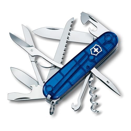 VICTORINOX(ビクトリノックス) ハントマン 全10色 スイス・アーミー ナイフ 多機能 防災グッズ ギフト プレゼント 登山 ハイキング キャンプ はさみ のこぎり付き スイス製マルチツール 小型 コンパクト 十徳 【国内正規品】 d2b398da