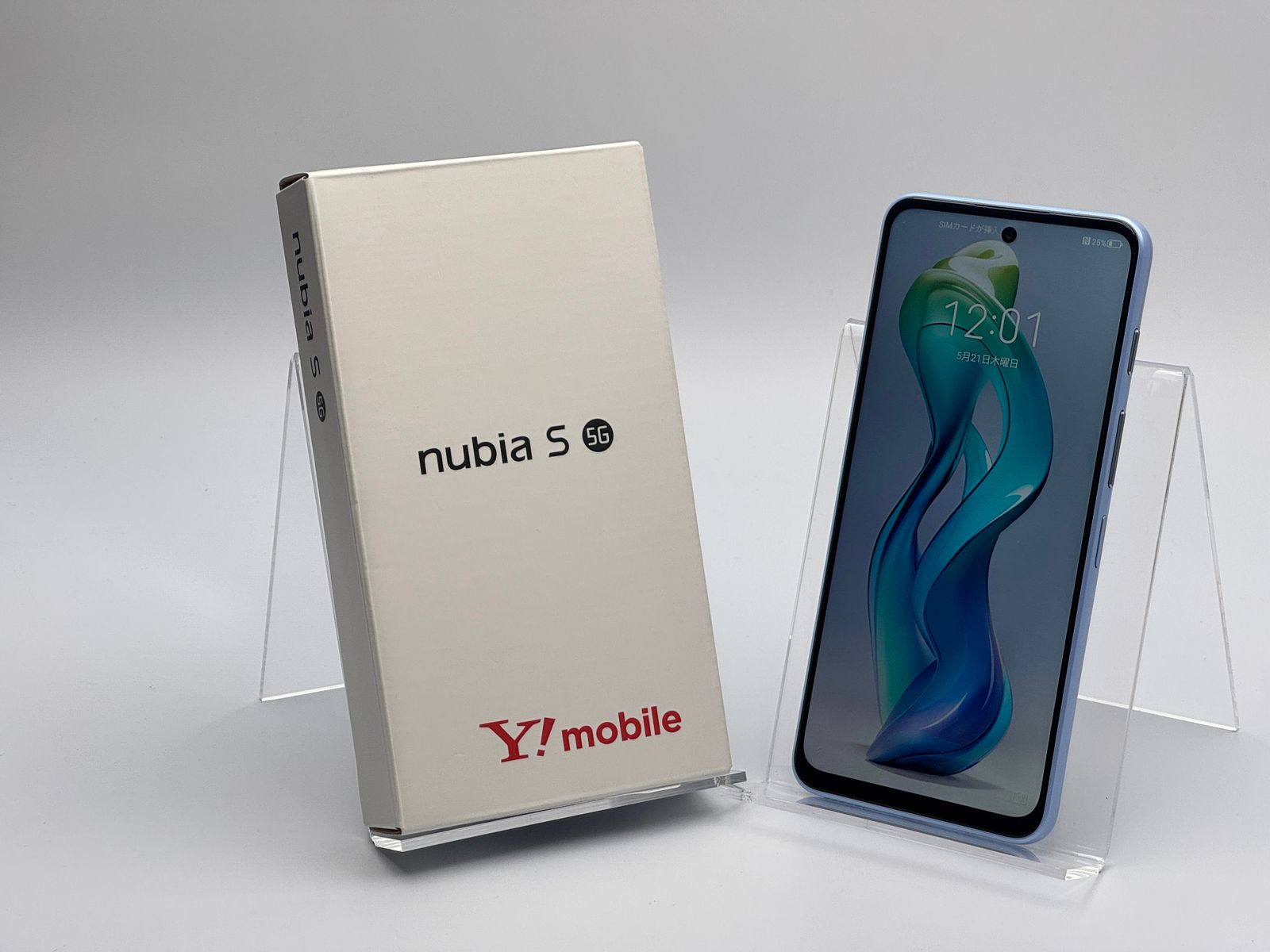 箱付き中古A】nubia S 5G A403ZT ライトパープル SIMフリー 白ロム 箱付き中古A】nubia S 5G A403ZT ライトパープル SIMフリー 白ロム