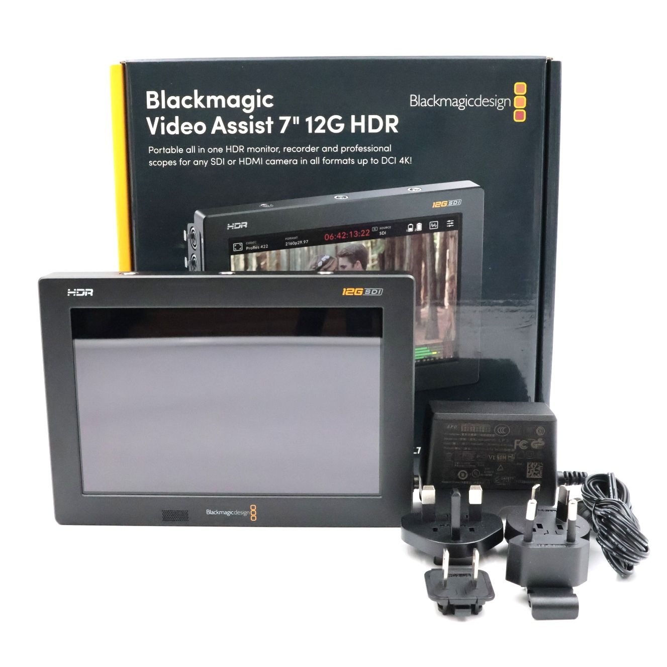 ■極上品■ Blackmagic Design Video Assist 7インチ 12G HDR モニター一体型レコーダー ブラックマジック
