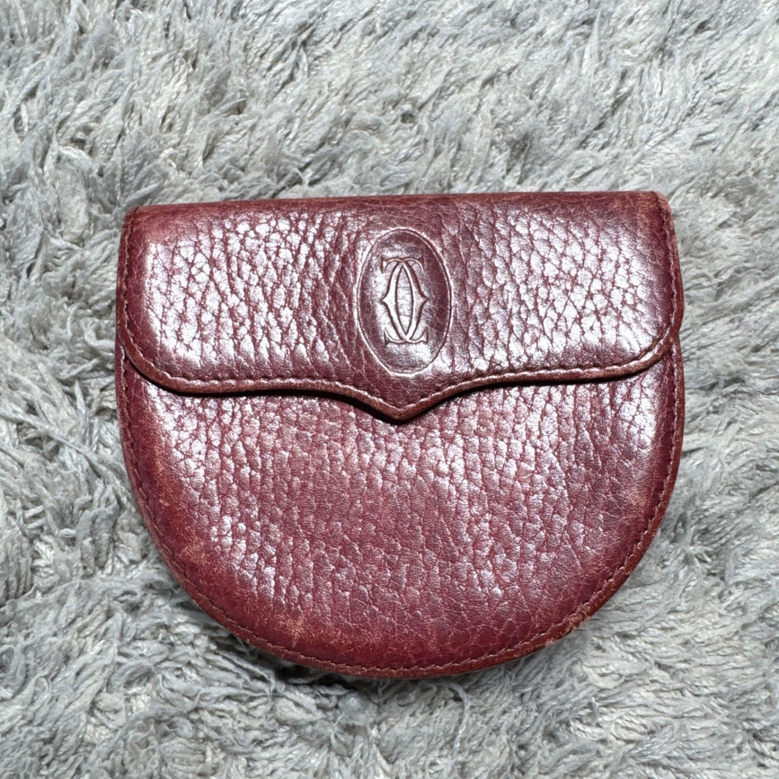 Cartier カルティエ コインケース 小銭入れ レザー マストライン