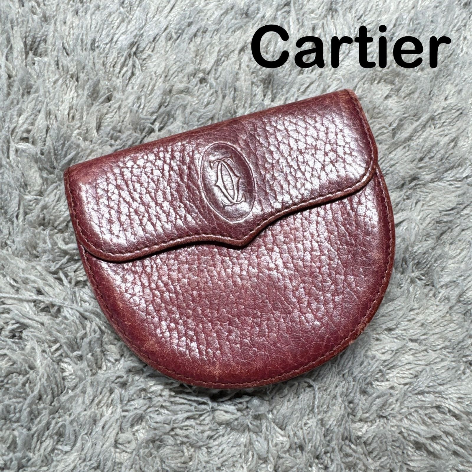 Cartier カルティエ コインケース 小銭入れ レザー マストライン