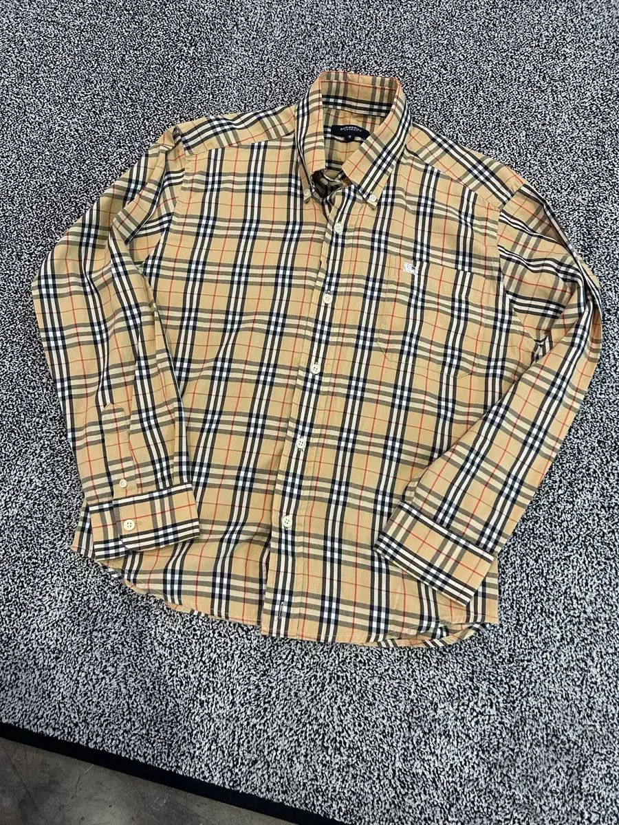 BURBERRY ユニセックス ベージュ CHECKシャツ レディース 77