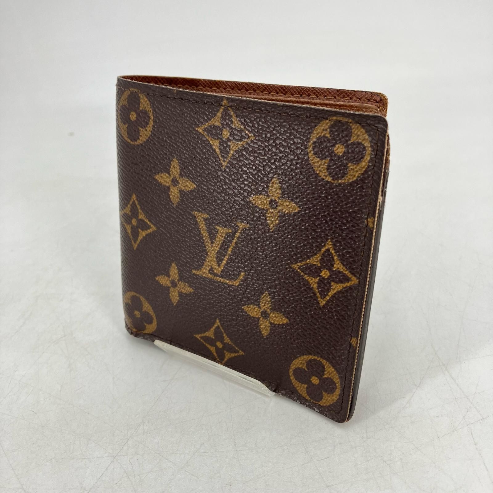 【イオン広店】 中古 LOUIS VUITTON | ルイ・ヴィトン 二つ折り財布 ポルトフォイユ マルコ M61675 モノグラム 【125】