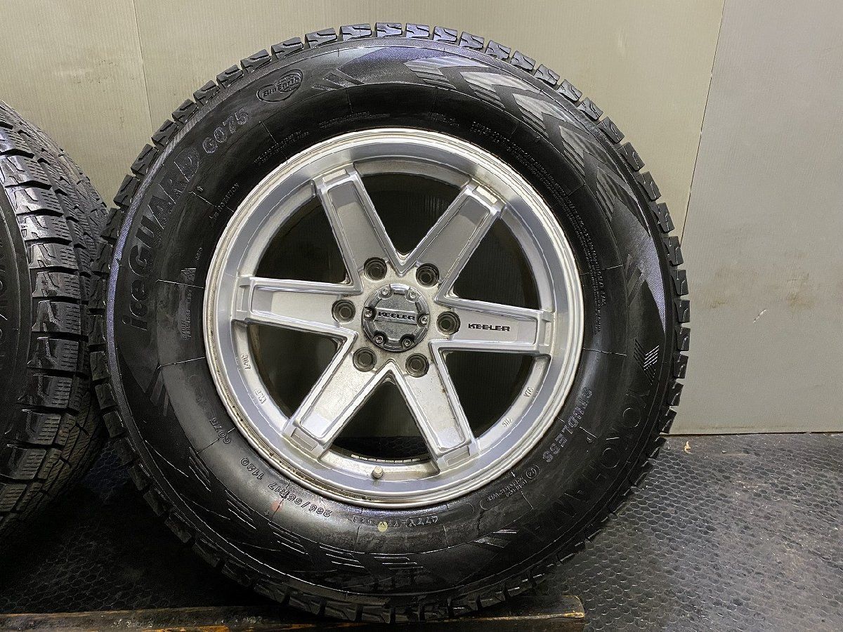 YK G075 265/65R17】スタッドレス【Weds KEELER TACTICS タクティクス 
