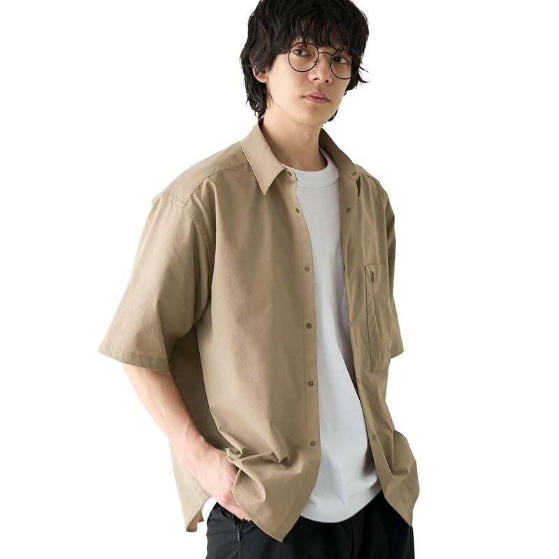 【新品】 [コーエン] ストレッチ、吸水速乾性、通気性、防シワ、UVカット ストレッチテック メッシュシャツ ショートスリーブ 75156000009 2770 MOCA(27) L