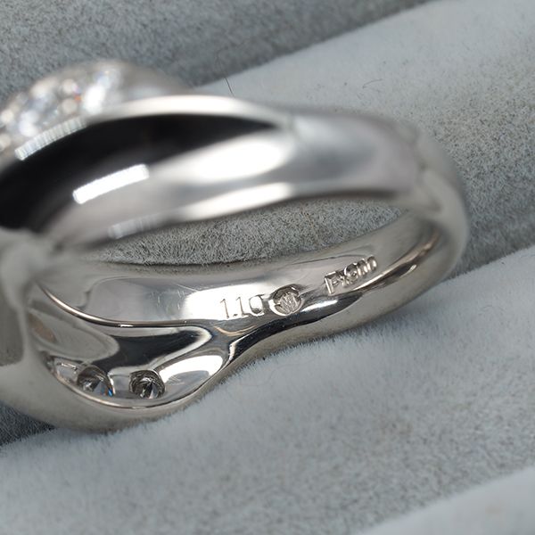 モニッケンダム リング ダイヤ ダイヤモンド 1.10ct 9P クロスライン