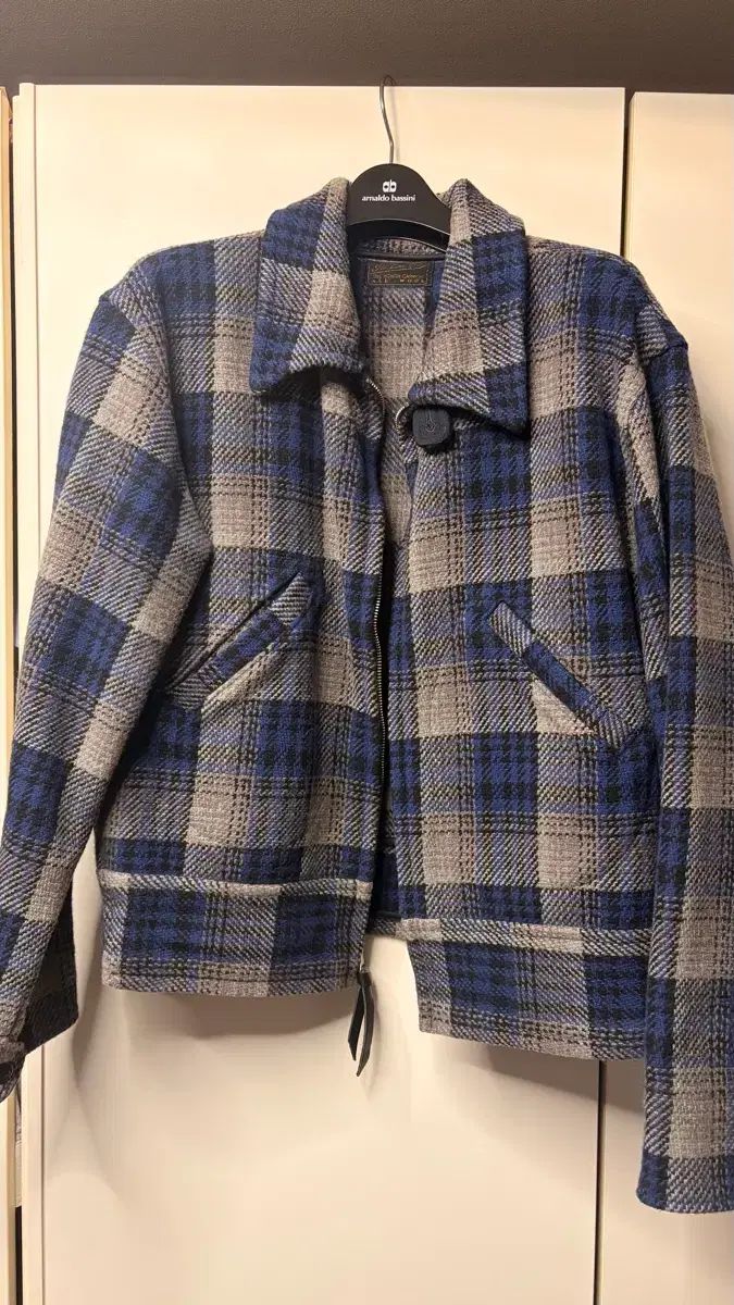 アット ラスト ウールCHECK ジャケット