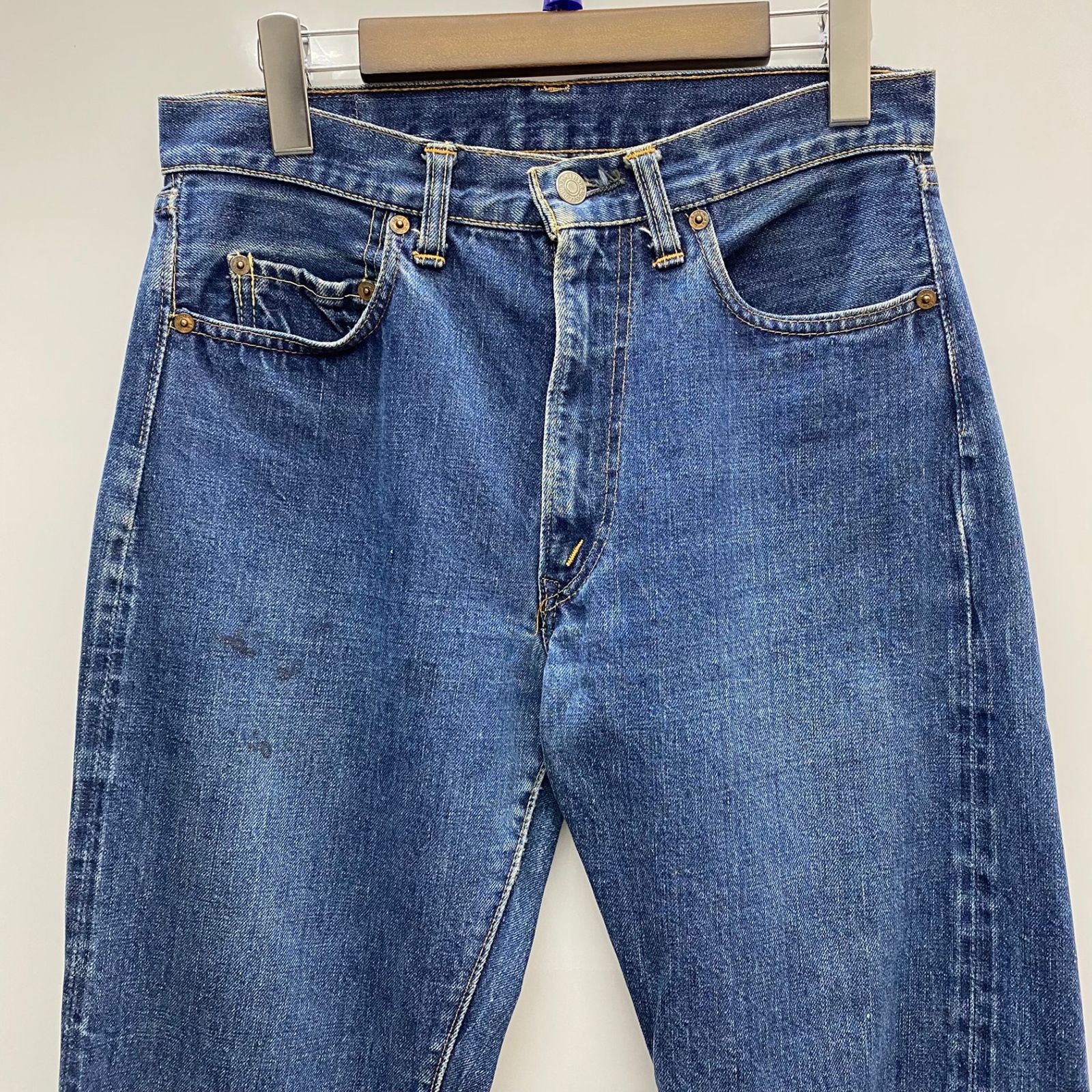 リーバイス Levi's 70's 502 BIG E 刻印8 赤耳 502-0117 デニム ブルー