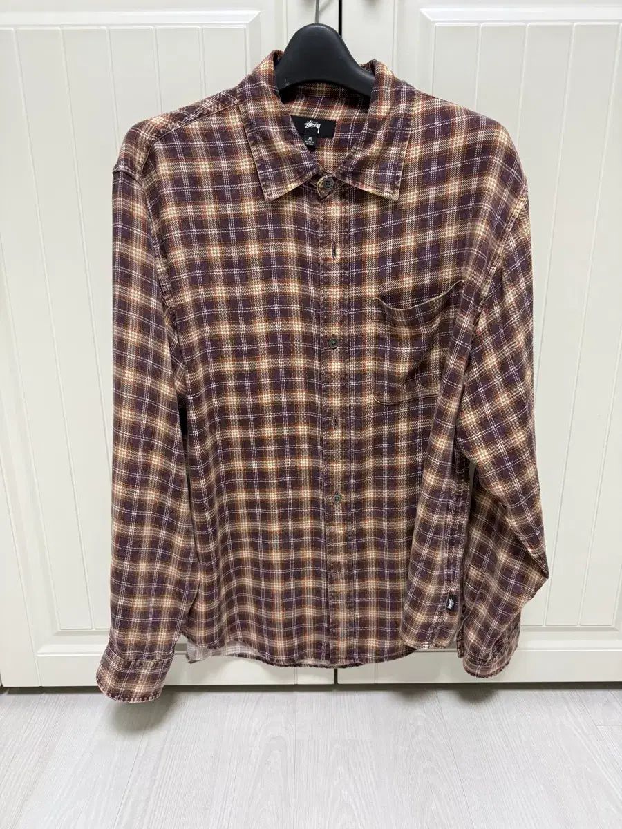 STUSSY プリント プレイド ソク・マシュ(SEOK MATTHEW) シャツ m