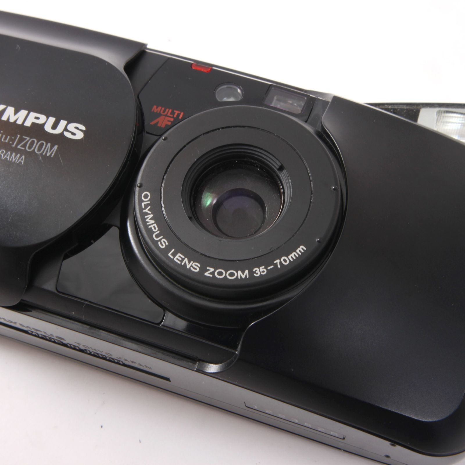 OLYMPUS μ ZOOM panorama ブラック コンパクトフィルム OLYMPUS μ ZOOM panorama ブラック コンパクトフィルム ☆完動品