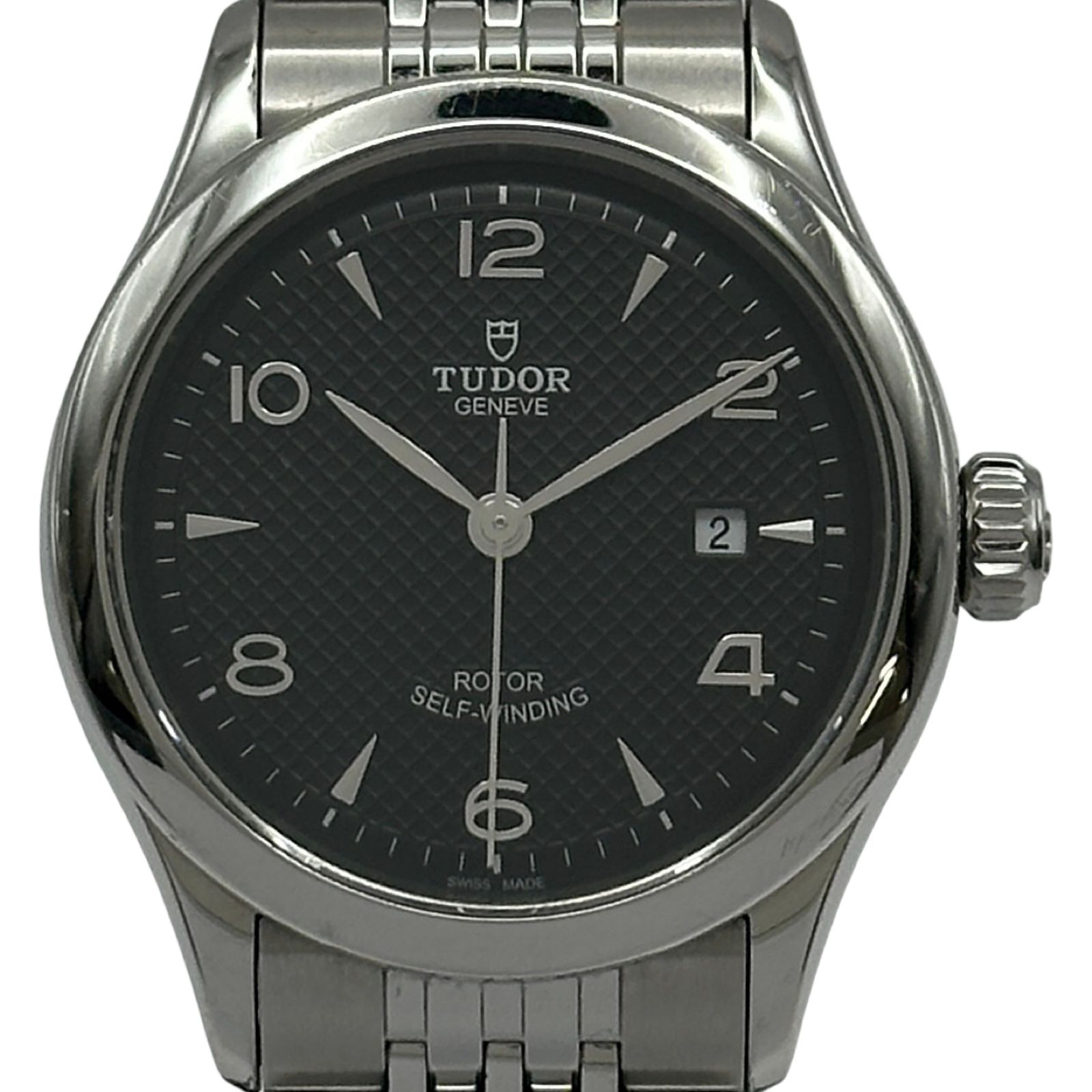 チューダー/チュードル TUDOR 1926デイト 91350 ブラック ステンレススチール 自動巻き レディース 腕時計