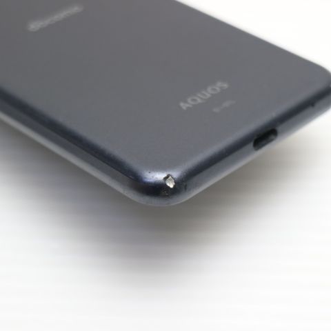 良品中古 SH-01L AQUOS sense2 ニュアンスブラック スマホ 本体 白ロム