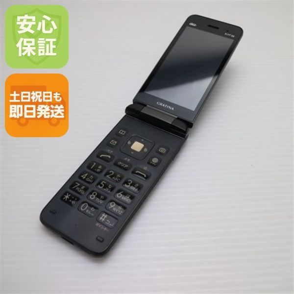 超美品 KYF39 GRATINA ブラック（墨） 本体 白ロム 土日祝発送OK 05000