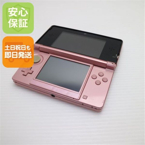 超美品 ニンテンドー3DS ミスティピンク 即日発送 game 任天堂 本体 土日祝発送OK 05000