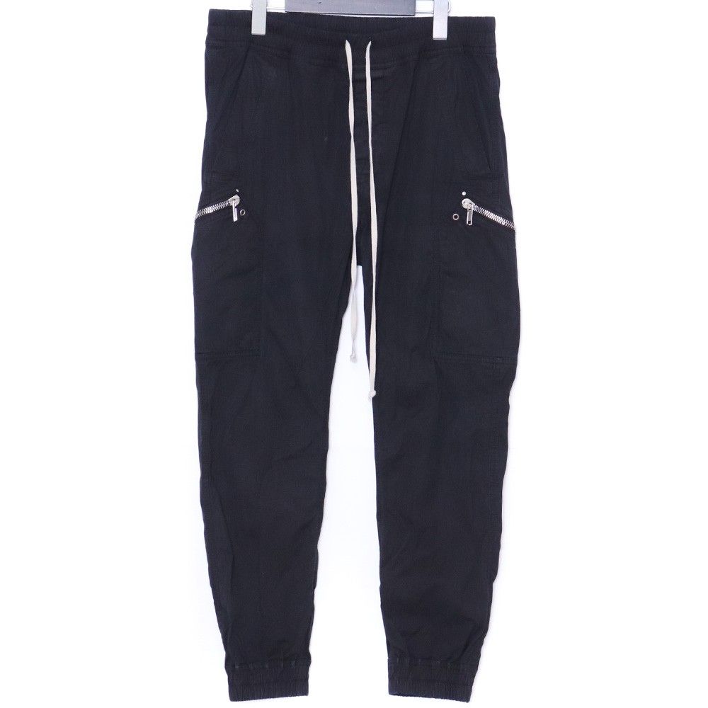 RICK OWENS カーゴジョグロングパンツ サイズ50 ブラック RU20F3396-TE