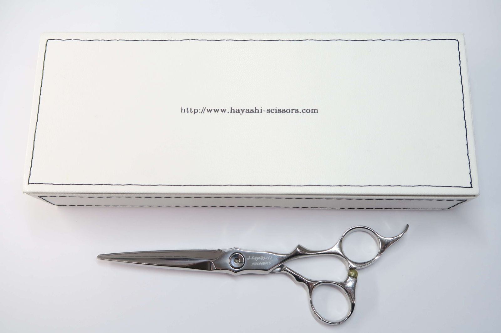 Bランク【HAYASHI SCISSORS ハヤシシザーズ】 HYS-SWELL SLIM CUT-AT-6 シザー 美容師・理容師 6.0インチ 右利き 【中古】:G-1733