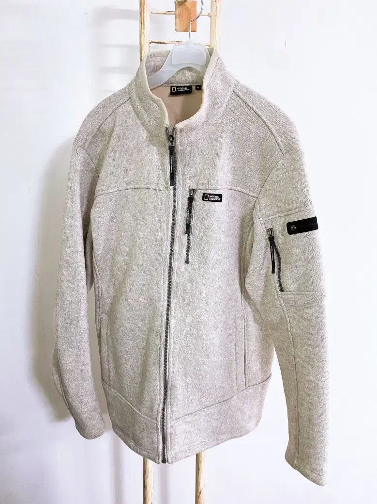 モンヴィンテージ (XL) ナショナルジオグラフィック メンズ 起毛 ジップアップ ジャケット