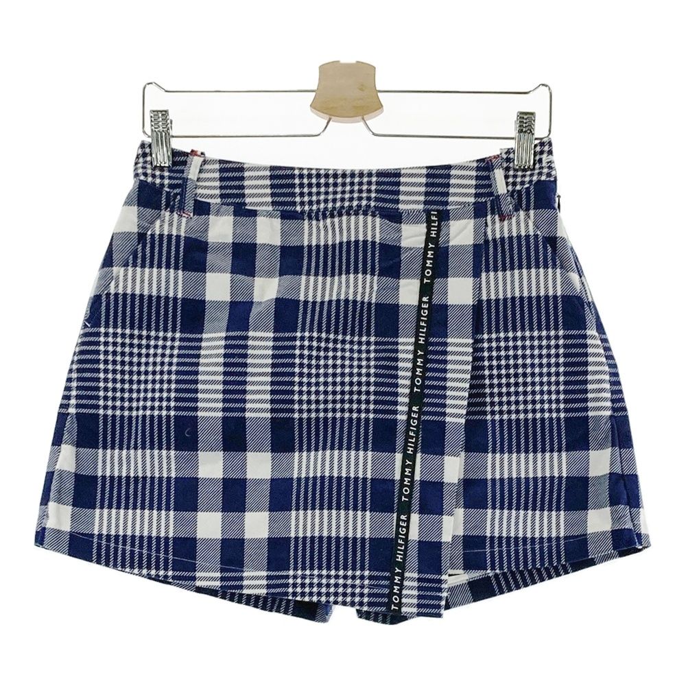 サイズ：M TOMMY HILFIGER GOLF トミー ヒルフィガーゴルフ キュロットスカート 総柄 ネイビー系 [240101618852] ゴルフウェア レディース ストスト