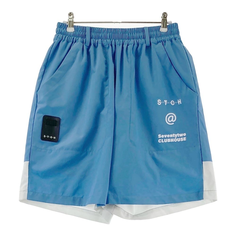 サイズ：LXL ANTIQUA GOLF アンティカゴルフ ×STCH ハーフパンツ ブルー系 [240101619864] ゴルフウェア メンズ ストスト
