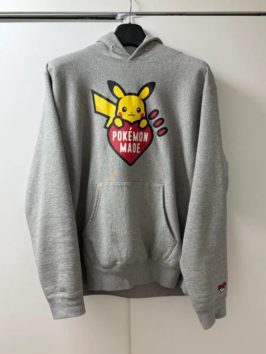 HUMAN MADE ヒューマンメイド X ポケットモンスター フーディー グレー COLOR 2XL