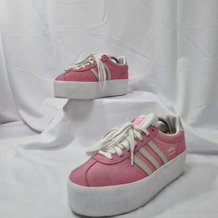 ドゥハヴィンテージ 245 adidas アディダス ガゼル UP フラットフォーム スニーカー ピンク