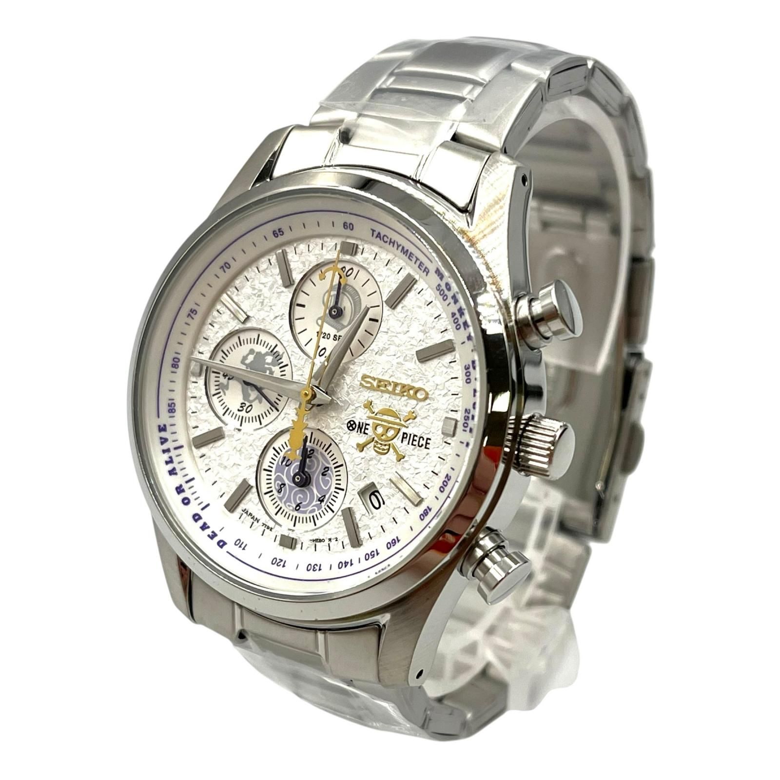 セイコー SEIKO 腕時計 ONE PIECE モンキー・D・ルフィ ギア5 エディション クオーツ 7T92-HDH0 ステンレススチール メンズ