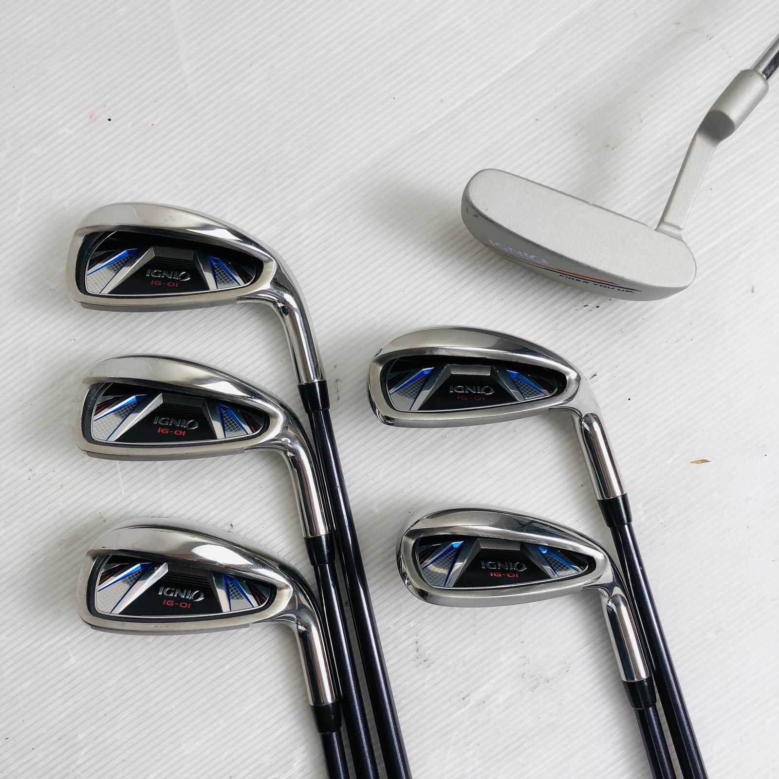 IGNIO メンズ ゴルフセット 10本セット 右利き 初心者セット