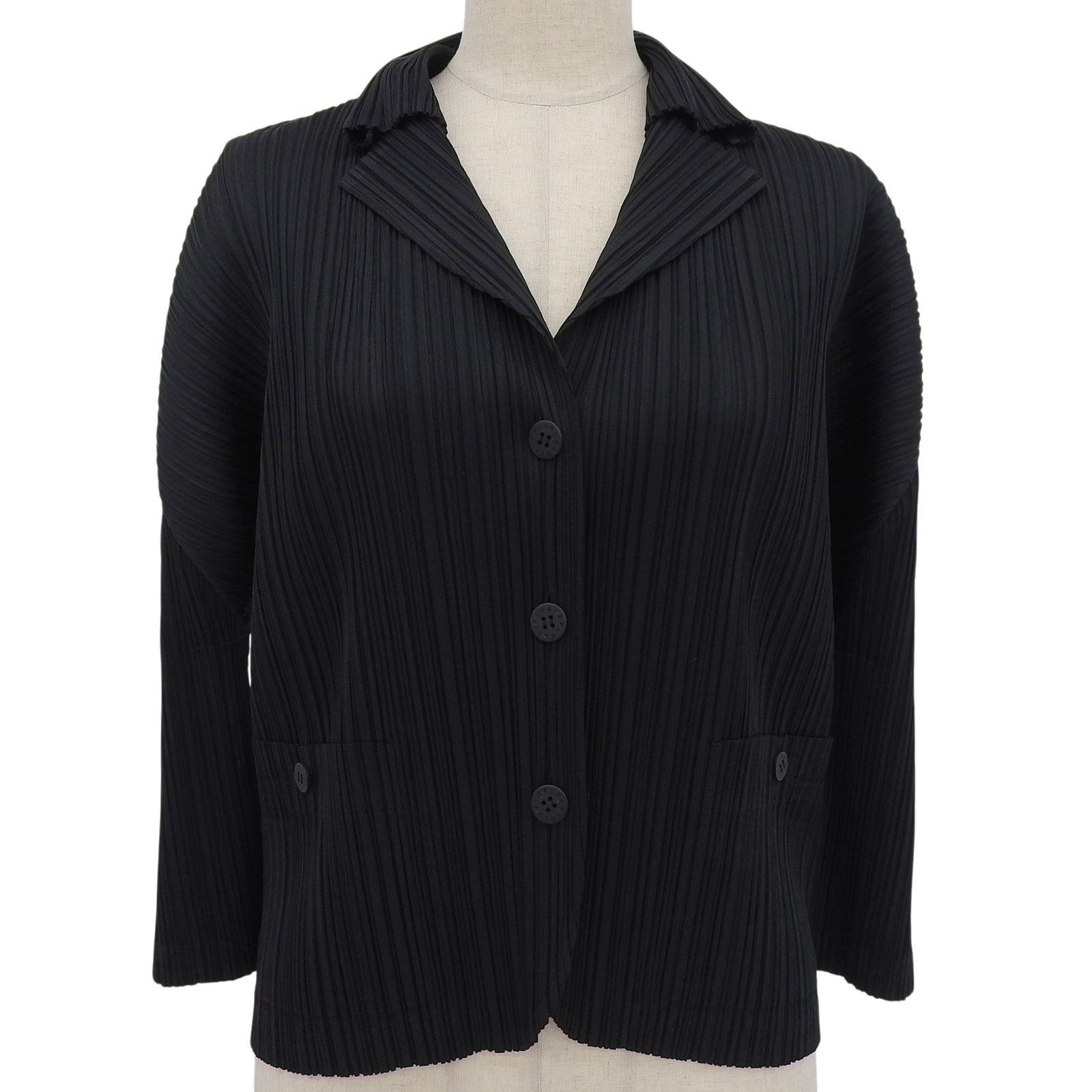 極美品△PLEATS PLEASE プリーツプリーズ イッセイミヤケ PP01-JD175