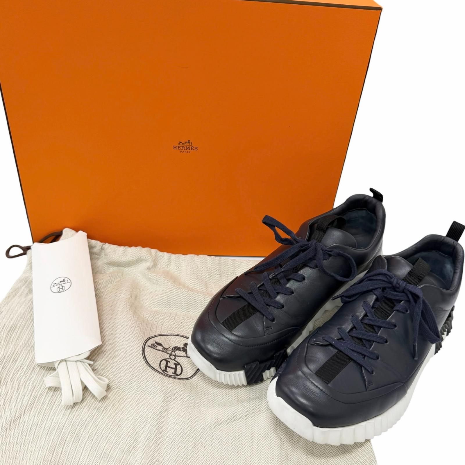 美品□HERMES エルメス 2024年製 242839Z ジャンプ レザー Hロゴ