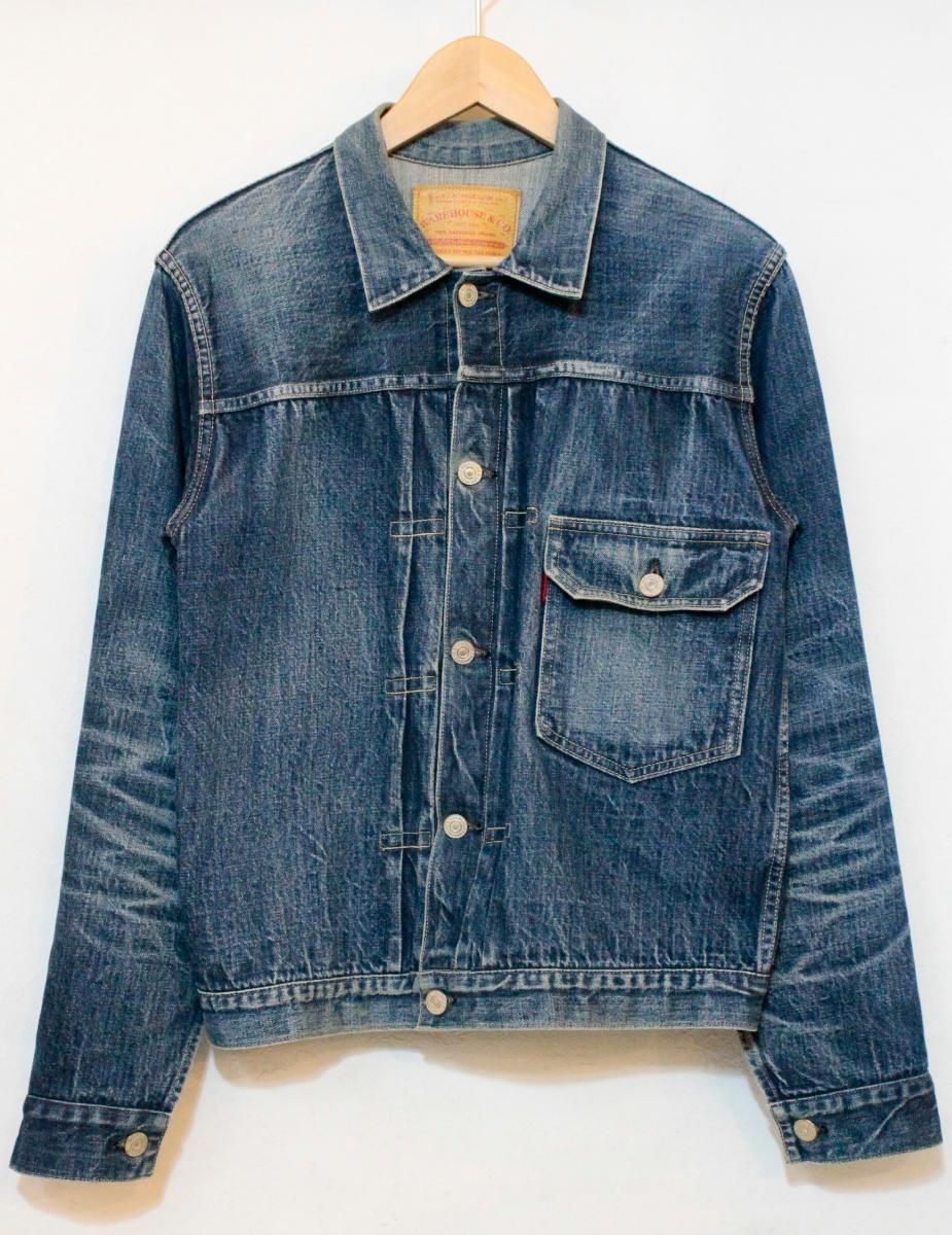 【中古】 WAREHOUSE メンズデニムジャケット Gジャン 36 WAREHOUSE/2001XX/Gジャン/36/インディゴブルー 藍