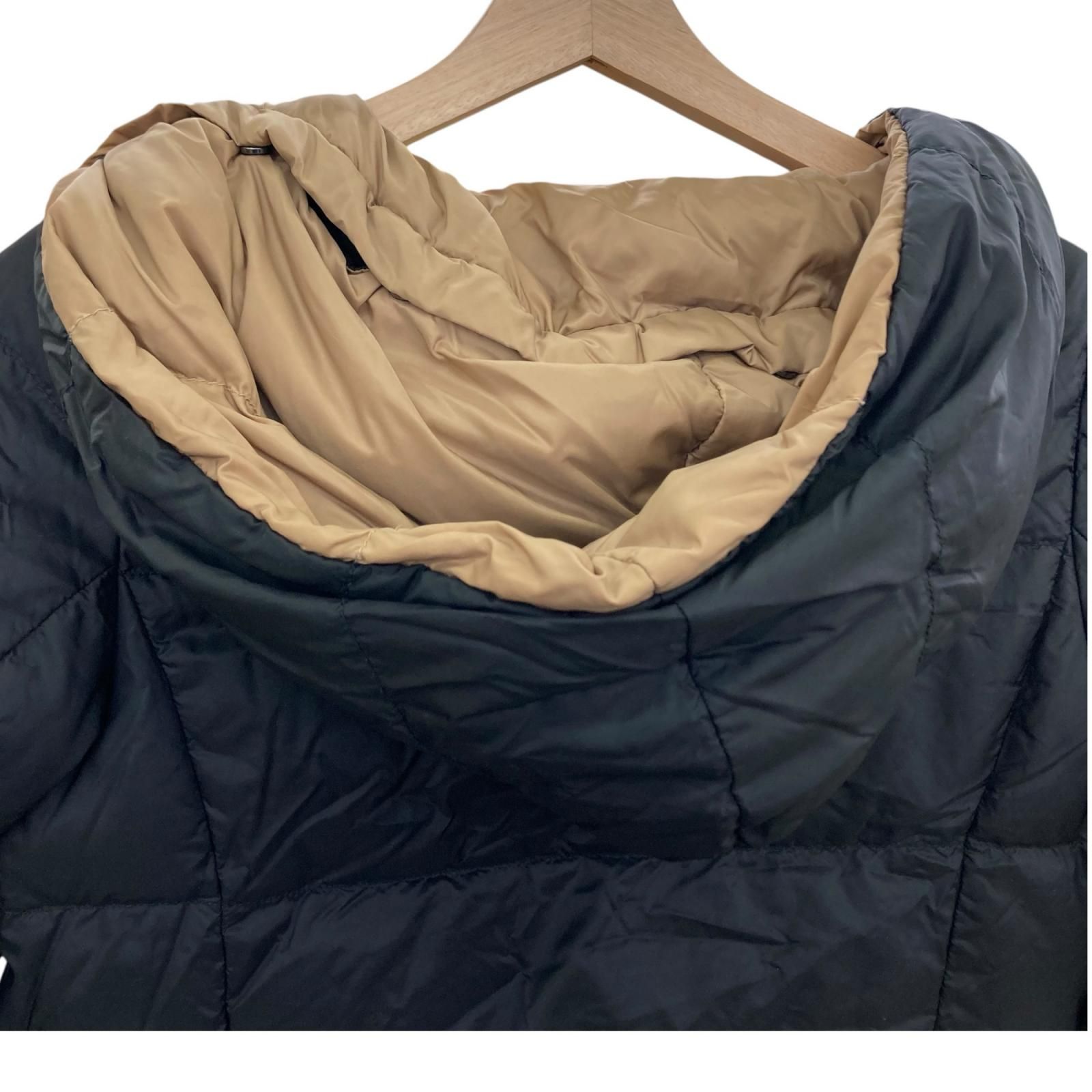 186005 現状品 MAX MARA マックスマーラ リバーシブルダウンジャケット 