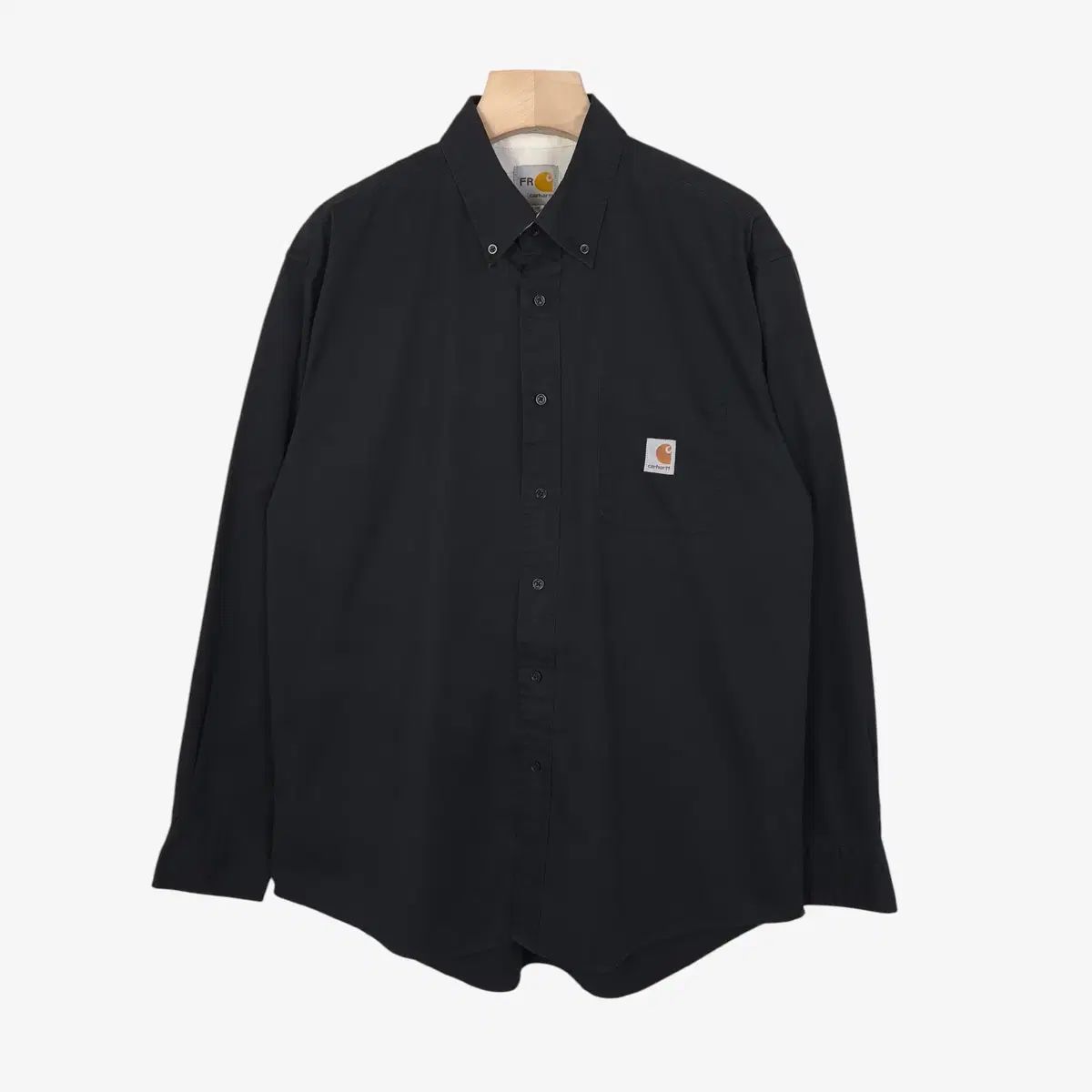 110 Carhartt ブラック ポケット シャツ