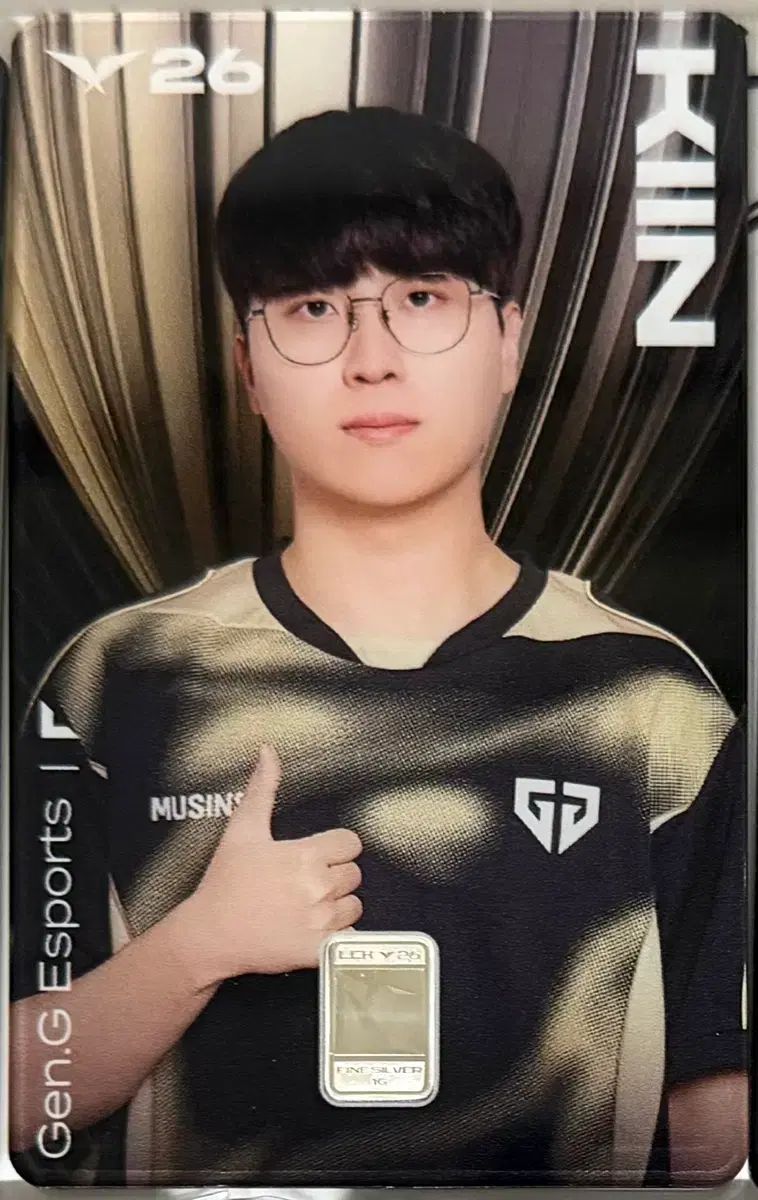 LCK26 韓国造幣公社 シルバー カード GEN.G ギイン カード 出品