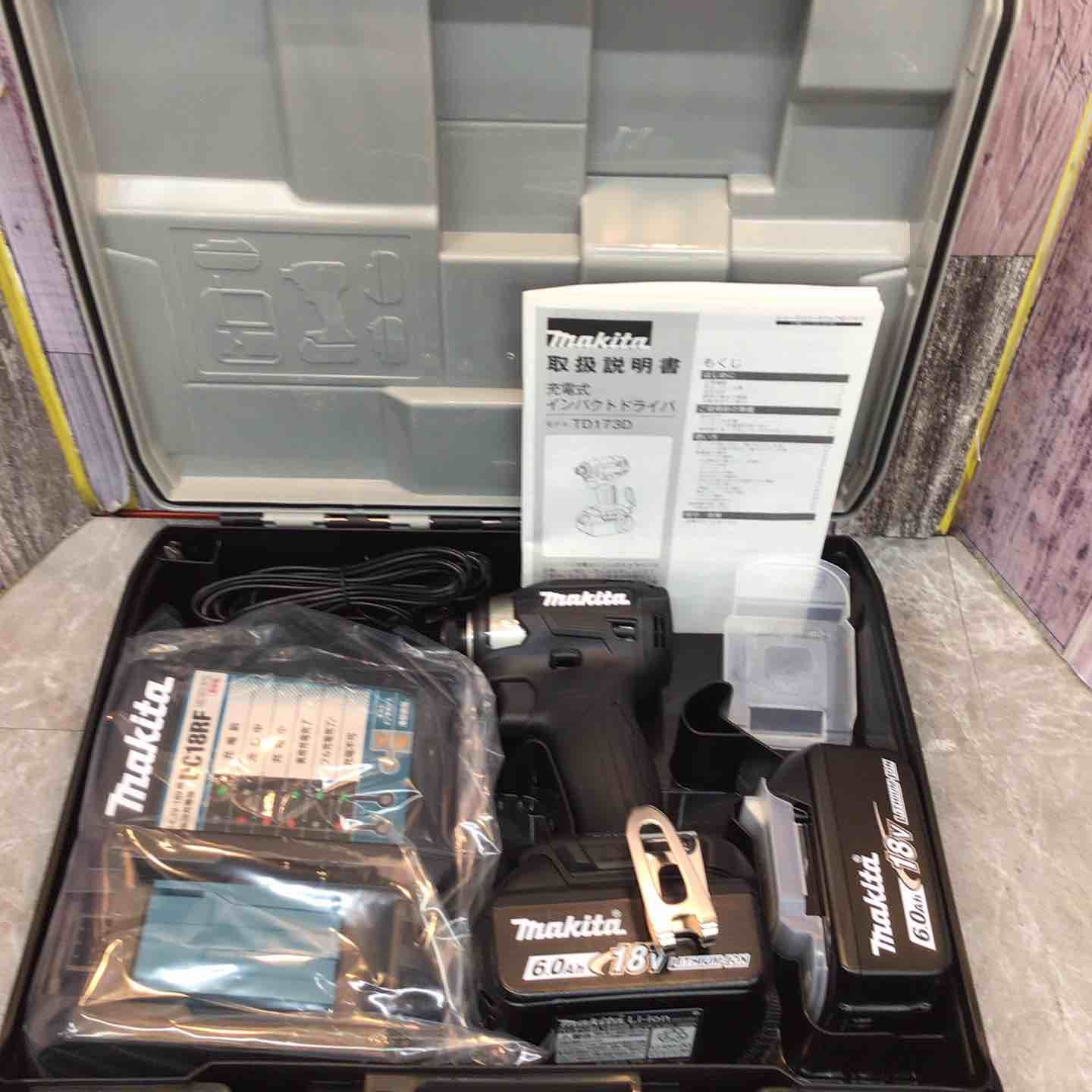 【未使用品】3台セット マキタ makita TD173DRGXB 18V 充電式インパクトドライバ 【八潮店】