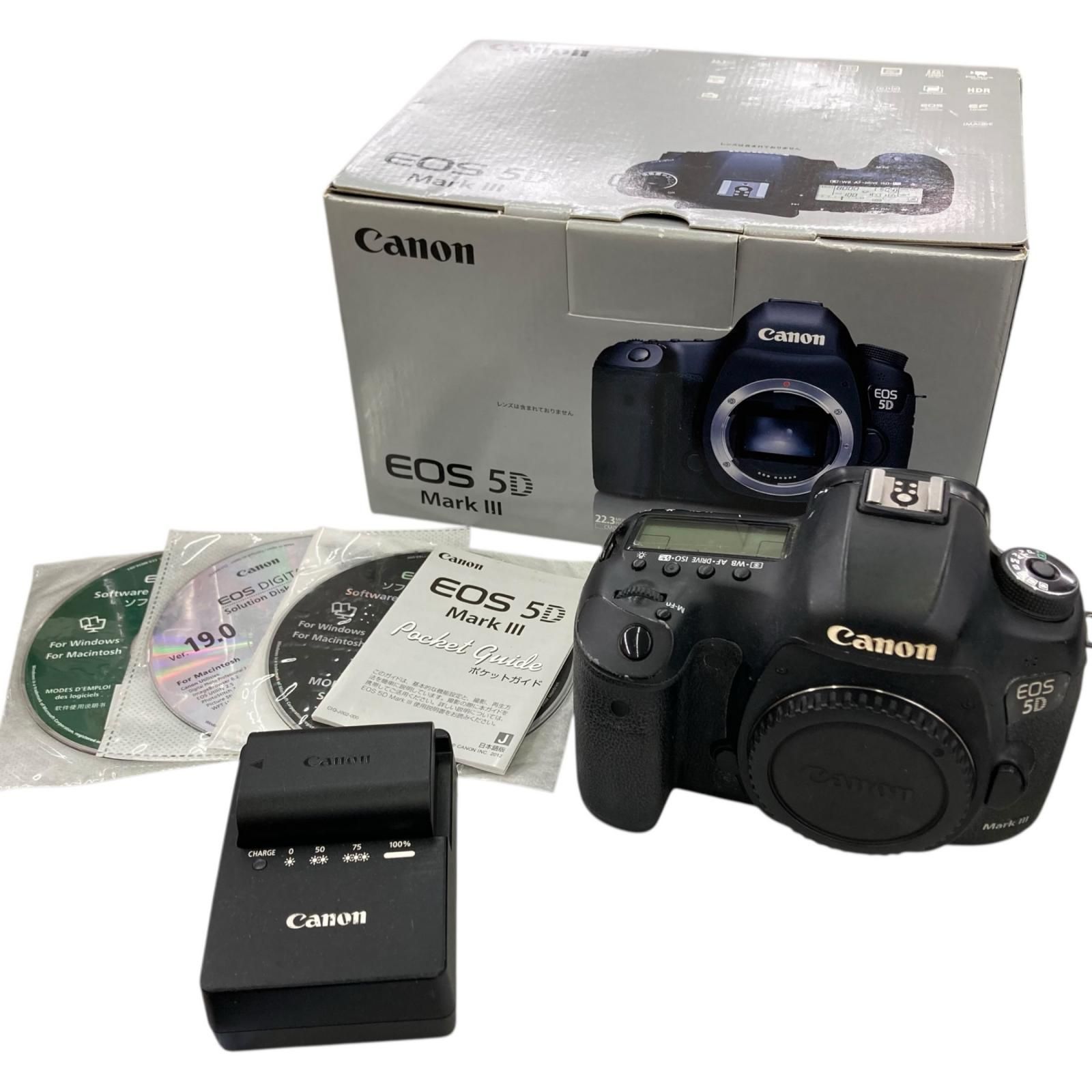 186000 動作確認済み canon キャノン デジタル一眼レフカメラ EOS 5D Mark III