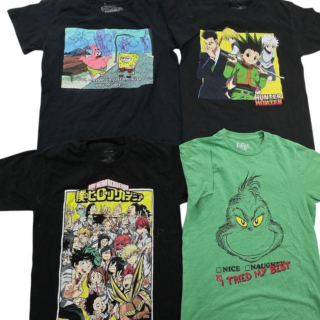 古着卸 まとめ売り キャラクター Tシャツ 16枚セット ( メンズ S