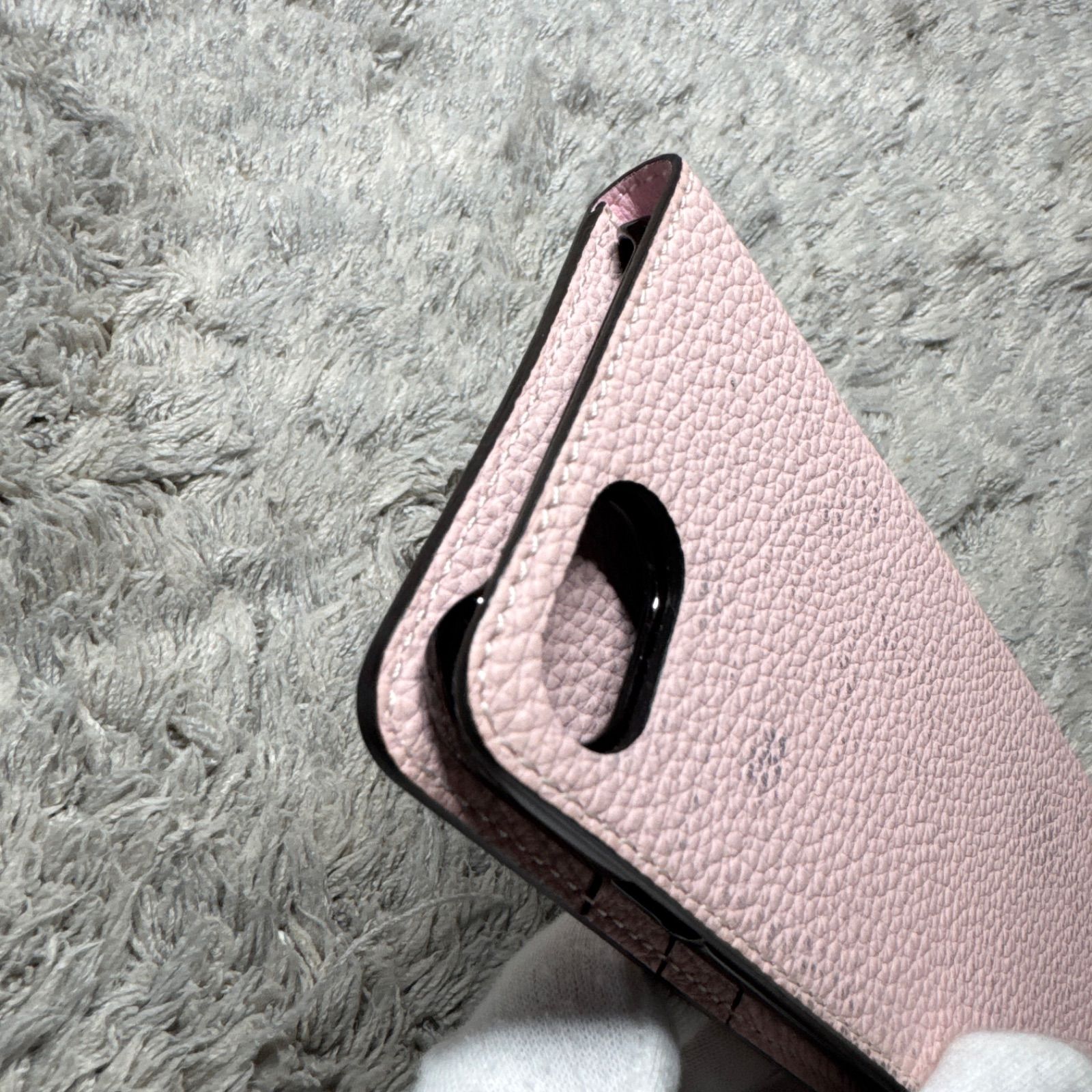 BONAVENTURA iPhoneケース 手帳型 ピンク SE対応 - メルカリ