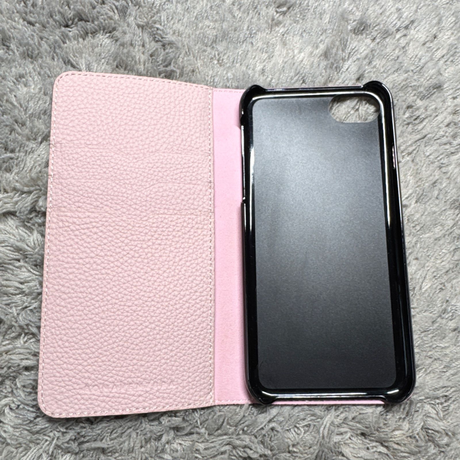 BONAVENTURA 手帳型ケース グレー ピンク BONAVENTURA iPhoneケース 手帳型 ピンク SE対応 - メルカリ
