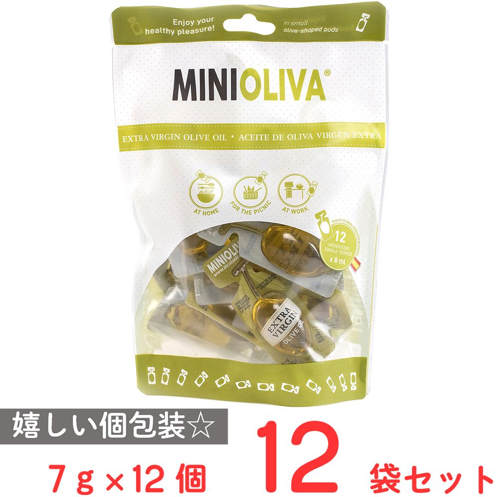 ユウキ食品 ミニエクストラバージンオリーブオイル 7g×12個入×12袋