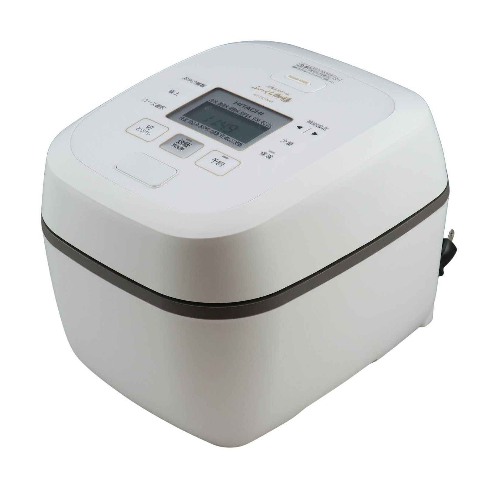 【HITACHI】日立 圧力&スチーム IH炊飯器 5.5合 ふっくら御膳 2026年製 【美品】 RZ-TS106M シルキーホワイト _ 炊飯器