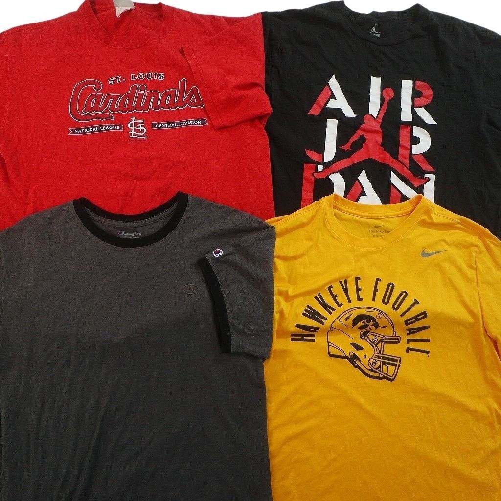 古着卸 まとめ売り ブランドMIX Tシャツ 16枚セット ( メンズ XL ) チャンピオン ナイキ エディーバウアー ジョーダン 中古 古着 NF7818 古着卸 まとめ売り ブランドMIX Tシャツ 16枚セット ( メンズ L ) LEE