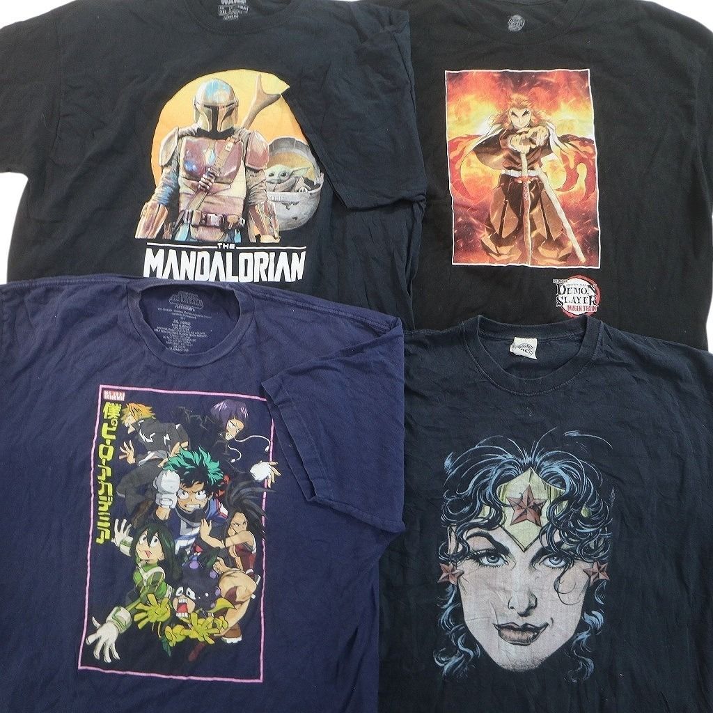 古着卸 まとめ売り キャラクター Tシャツ 16枚セット ( メンズ 2XL