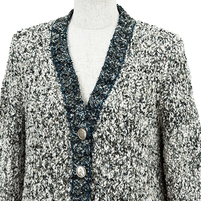 希少・新品同様】CHANEL シャネル ニット カーディガン サイズ 34
