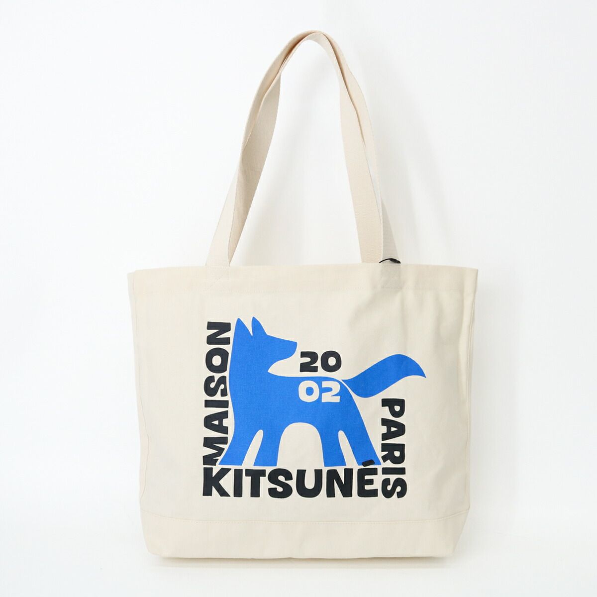 ■MAISON KITSUNE メゾン キツネ キャンバストートバッグ QU05110WW9042 GALLERY フォックス