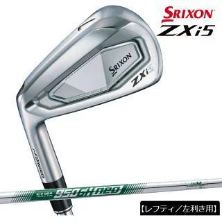 【レフティ／左利き用】【硬さ：S】ダンロップ メンズ スリクソン ZXi5 アイアン 5本組(6-9、PW) NS PRO 950 GH neo スチールシャフト 日本シャフト装着 アイアンセット