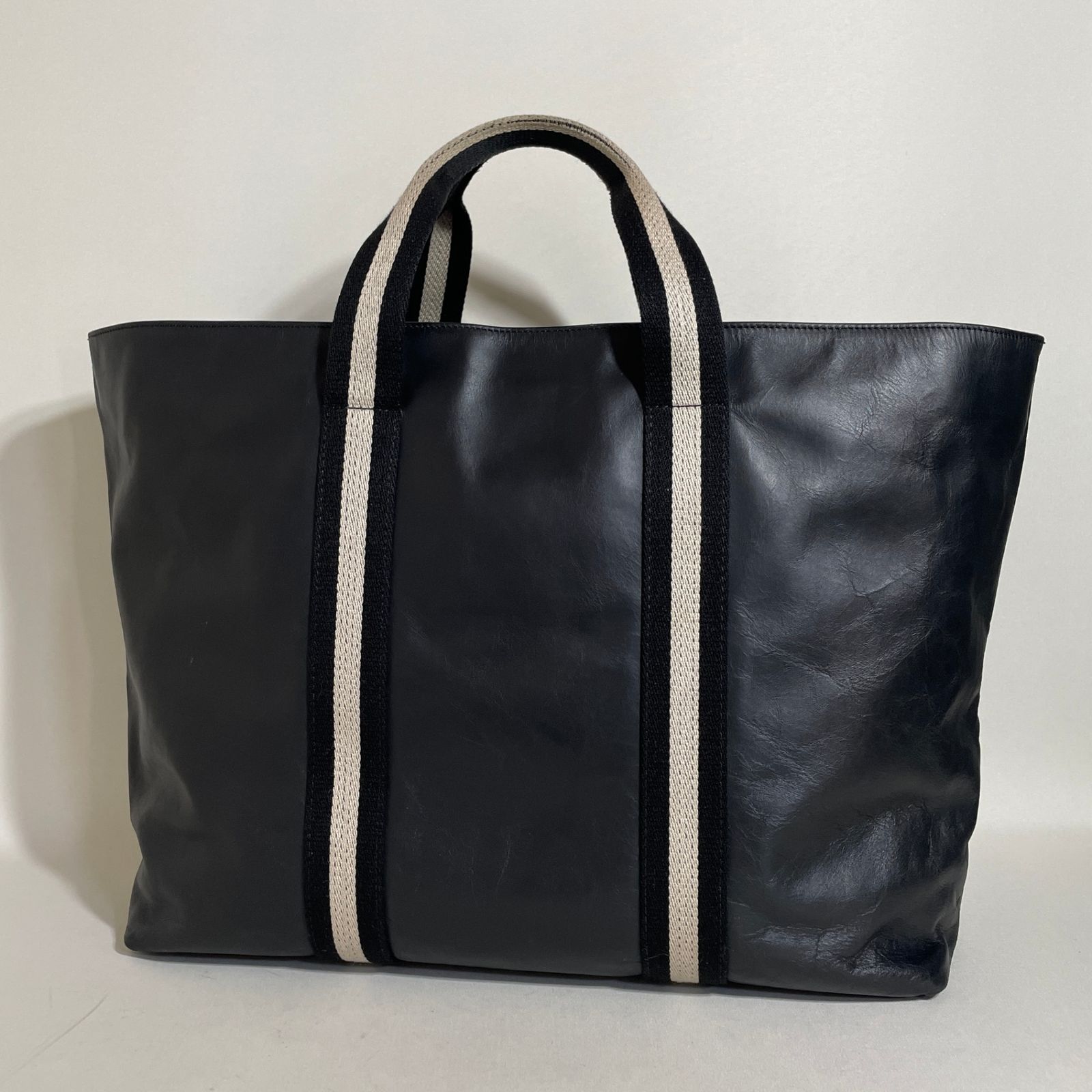 2605-29｜美品｜バリー トレインスポッティング トートバッグ ブラック