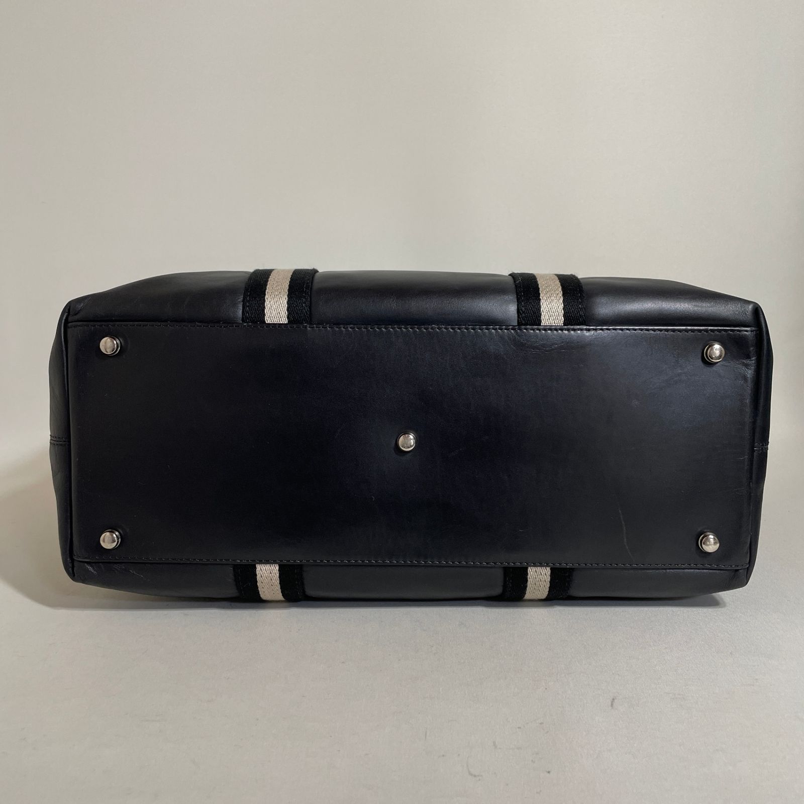2605-29｜美品｜バリー トレインスポッティング トートバッグ ブラック